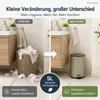 Pedaleimer 5l Braun Taupe - Treteimer Softclose Edelstahl Produktbild-Vorschau 6