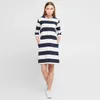 Sea Ranch Damen Sweatshirt-Kleid Ronja im Streifen-Design Produktbild-Vorschau 3