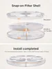 Vervangingsfilters, 6 stuks, voor katten en honden, 3,2 Productafbeelding-voorbeeld 5