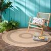 Carpetsale24 Runder Outdoor Teppich Wetterfest Küchen Produktbild-Vorschau 2