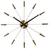 NeXtime - 2610BR - Wanduhr - 58cm - braun - Plug-Inn Produktbild-Vorschau 12