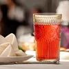 Lot de 4 verres Relaxdays, verres à eau, style vintage, Voir les images du produit 2