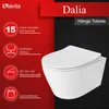 LAVITA Wand-WC Dalia | Hänge Toilette | Toilettendeckel mit Produktbild-Vorschau 2