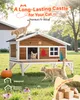 SucceBuy Outdoor-Katzenhaus mit Schaumstoffisolierung, Produktbild-Vorschau 5