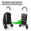 BigDean 2-in-1 Einkaufstrolley klappbar auch als Sackkarre Produktbild-Vorschau 2