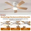 INONEFT 106cm Deckenventilator mit Beleuchtung und Produktbild-Vorschau 4