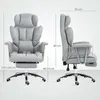 Kancelářská židle HOMCOM s polohovací funkcí, ergonomická Náhled obrázku produktu 3
