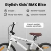 Kolo BMX vidaXL 18 palců pro děti ve věku 7–10 let, bílé Náhled obrázku produktu 4