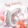 Folienballon Zahl 6 silber 100 cm Produktbild-Vorschau 6