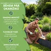 Šedý dřevěný zahradní plot 200 x 30 cm – Flexibilní Náhled obrázku produktu 3