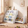 COSTWAY 4 stufiges Kinder Bücherregal, Kinderregal mit Fach Produktbild-Vorschau 9