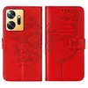 Lederhülle für Infinix Zero 20 Schmetterling Prägung Flip Produktbild-Vorschau 2