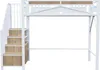 Kovová půdní postel Sweiko 90 x 200 cm, jedinečná Náhled obrázku produktu 11