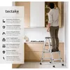 tectake® Doppelseitige Aluminium Trittleiter 4 Stufen, Produktbild-Vorschau 2