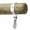 Schaukelhaken Rundholz Ø80 mm mit Karabinerhaken Produktbild-Vorschau 3