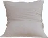 A light gray corduroy pillow on a white background. Voir les images du produit