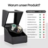 Olvy Uhrenbeweger für 2 Uhren, Watchwinder Extrem Leisem Produktbild-Vorschau 8