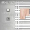 Grzejnik łazienkowy LuxeBath Design, 500x1000 mm, biały, Podgląd zdjęcia produktu 5