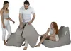 Hanah Home, Siesta Sofa Bed Pouf - Fume, Outdoor Sitzsäcke, Produktbild-Vorschau 8