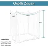 Moskitonetz für Doppelbett Einzelbett 210x190x240cm Produktbild-Vorschau 6