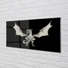 Glasbilder 140x70 Wandkunst Weißer Drache Produktbild-Vorschau 2