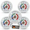 5 Stück Kühlschrankthermometer Set Selbstklebend Weiß Produktbild-Vorschau 1