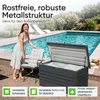 Hortus Home Auflagenbox [Wasserdicht] 385L Metall Gartenbox Produktbild-Vorschau 3