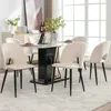 Flieks Esszimmerstühle 6er set, Essstühle Polsterstühle mit Produktbild-Vorschau 2