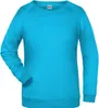 Rundhals-Sweatshirt mit Raglanärmeln für Damen turquoise, Produktbild-Vorschau 1