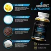 L-Arginine 3000 mg (60 gélules) Complément alimentaire, Voir les images du produit 4