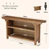 Tribesigns : Console étroite de 160 cm en bois massif avec Voir les images du produit 9