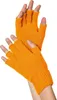 Fingerlose Stoffhandschuhe orange Produktbild-Vorschau 1