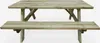sweeek - Picknicktisch 180 cm Holz, 6 Personen - PANCHINA - Produktbild-Vorschau 4