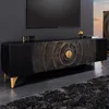 riess-ambiente Handgearbeitetes TV-Lowboard GOLDEN SUNSET Produktbild-Vorschau 1