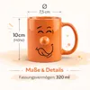 4-tlg. Set Lustige Tassen mit Gesicht - Kaffeetassen witzig Produktbild-Vorschau 2