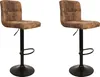 Lot de 2 Chaises de Bar - HOME DECO FACTORY - Downtown - Voir les images du produit 1
