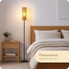 EDISHINE Stehlampe Wohnzimmer, LED Stehleuchte Rattan, Boho Produktbild-Vorschau 6