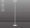 Selltec LED Deckenfluter Stehlampe rund Edelstahl, dimmbar Produktbild-Vorschau 2
