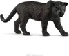 A black panther figurine is shown standing on a white surface. Produktbild-Vorschau