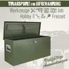 Deichselbox Grün Werkzeugkasten Truckbox Alu Box Anhänger Produktbild-Vorschau 3