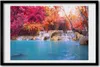 Bild 60x40 MDF-Rahmen, Wandkunst Wasserfall im Wald Produktbild-Vorschau 1