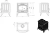 Stufa in ghisa K6 a regolazione automatica Ø 150 8 kW Anteprima dell’immagine prodotto 5