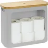 Relaxdays Toilettenpapier Aufbewahrung, 12 Rollen, HxBxT: Produktbild-Vorschau 1
