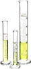QWORK 4 pièces cylindre de mesure en verre set avec Voir les images du produit 2