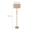 relaxdays Stehlampe Wohnzimmer beige Produktbild-Vorschau 4