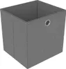 vidaXL Police z kostek s 9 boxy šedá 103x30x107,5 cm látka Náhled obrázku produktu 6
