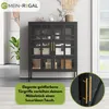 Mein-Regal Highboard Glasgow aus Metall Beistellschrank 2 Produktbild-Vorschau 4