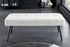 riess-ambiente Design Sitzbank BOUTIQUE 100cm weiß Bouclé Produktbild-Vorschau 3