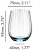 Riedel Vaso Vaso Optical Happy O - 4 piezas - Acanalado Vista previa de la imagen del producto 5
