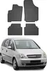 2003-2010 Opel Meriva Fußmatten Gummi Schwarz 4 tlg Produktbild-Vorschau 1